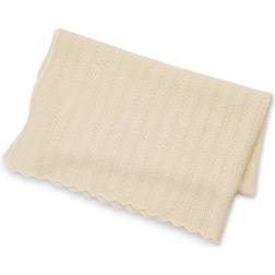 Smallstuff Baby Blanket Fishbone Merino Wool Off White