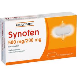 Synofen 500 mg/200 mg 10 Stk. Tablette