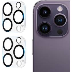 A-One Brand Lens Protector for iPhone 15 Pro Max/15 Pro 2-Pack