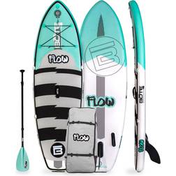 BOTE Flow Aero 8' Native Teal Kids Inflatable Paddle Board Set