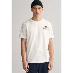 Gant Archive Shield Logo T-Shirt White