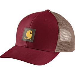 Carhartt Logo Patch cap, Red Carnation