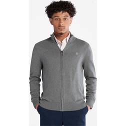 Timberland Maglione con Zip Williams River da Uomo in Grigio