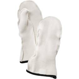 Hestra Kid's Fjellvotten Wool Terry Mitt Handsker Børn - Off White
