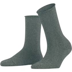 Falke Dam Shiny Hållbara Lyocell Förstärkta Damstrumpor - Flint Grey