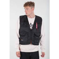 Alpha Industries Herren Utility Vest Weste, Black