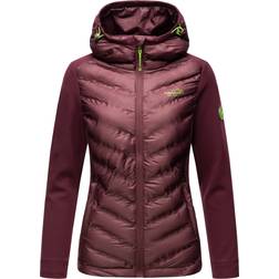 Navahoo NAVAHOO Damen Stylische Outdoorjacke Übergangsjacke mit Kapuze Nimm-Mich-Mit