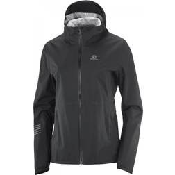 Salomon Women's Bonatti Waterproof Jacket - Black/Mallard Blue