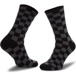 Vans checkerboard crew socks 6.5-9 pair black/charcoal