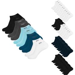 HUGO BOSS Herren Sneakersocken 5er Pack, Dark Blue, 43-46