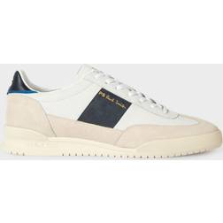 Paul Smith Mens Dover Trainers In White/ Blue tab