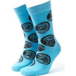 Men's Jurassic World Socks Blue 4-7.5 Blue