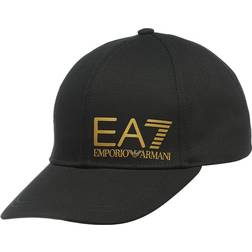 EA7 Emporio Armani Logo Baseball Cap - Black