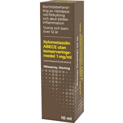 Xylometazolin utan konserveringsmedel Nässpray, lösning 1mg/ml Nässpray