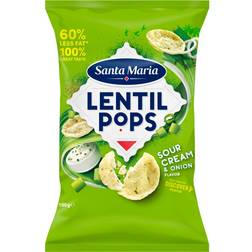 Santa Maria Sourcream & Onion Lentil Pops Potatischips 100g 1pack
