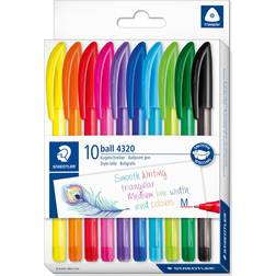 Staedtler kuglepen 10 ass farver 4320M