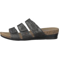 Soft Comfort Vincenza Sandalias y Pantuflas - Black/Silver