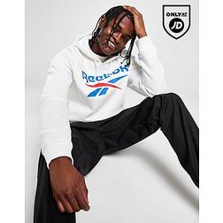 Reebok Herren Big Stacked Logo Sweatshirt, weiß