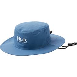 Huk Men's Blue Solid Boonie Bucket Hat