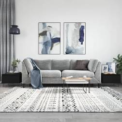 vidaXL 2 pcs Black Coffee Table