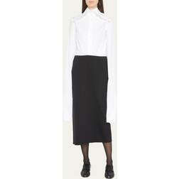 The Row Alumo Midi Skirt - Black