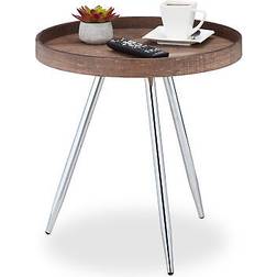 Relaxdays D'Appoint Ronde HxD 42x78 cm Table Basse 78cm