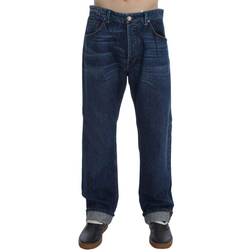 ACHT Blue Wash Cotton Baggy Loose Fit Jeans