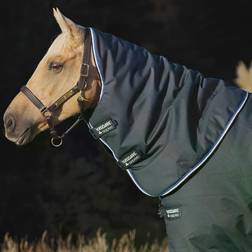 Horseware Amigo Bravo Turnout Hood 150g Navy/Turquoise