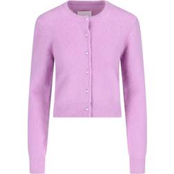 Maison Margiela Brushed Wool-Blend Cardigan - Purple