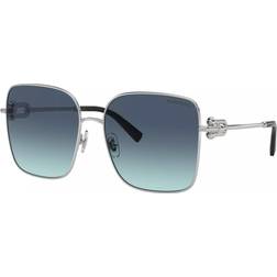 Tiffany & Co. TF3094 Solbriller Sølv/Blå