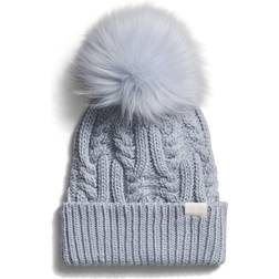 The North Face Women’s Oh Mega Fur Pom Beanie: Dusty Periwinkle