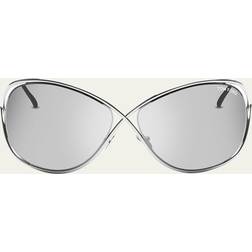 Tom Ford Nicoletta Titanium Butterfly PLATED SHINY