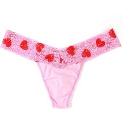 Hanky Panky Classic Cotton Low Rise Thong - Roze/Rood