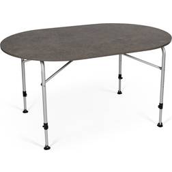 Dometic Campingbord 140x90cm Oval lättvikt Zero Concrete Light
