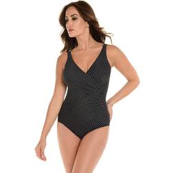 Miraclesuit Maillot de bain une pièce Gainant Bonnet B À D - Black White