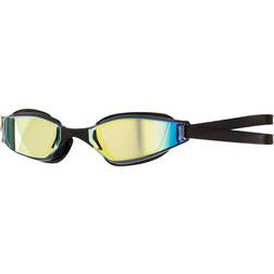 Aqua Sphere XCEED, Goggles Unisex-Vuxen, Yellow Titanium MIROR, en