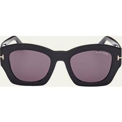 Tom Ford Geometric Sunglasses, 52mm