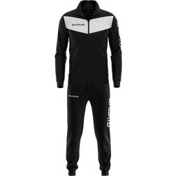 Givova Tuta Visa Tracksuit - Black/White