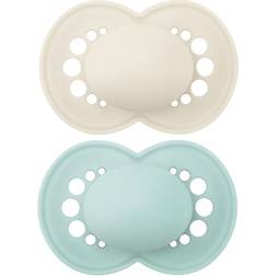 Mam Original Pure Pacifier Natural Rubber 16-36m 2-pack