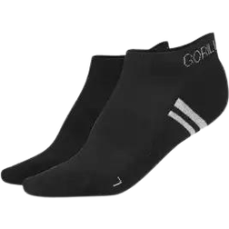 Gorilla Wear Quarter Socks 2-Pack - Black