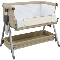 vidaXL Baby Bed with Mattress Linen