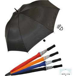 IMPLIVA GP-60 Falcone Pieno Größe Regenschirm schwarz etroresin Polyester