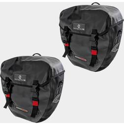 M-Wave Doppelpacktasche Alberta x ltr wasserdicht, schwarz