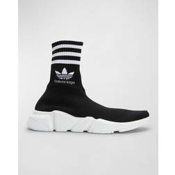 Balenciaga Speed Lt Adidas Sneakers Black/Logo White black