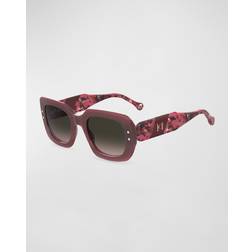 Carolina Herrera Solbriller Kvinder Burgunder - Tortoise