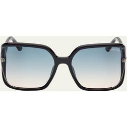 Tom Ford Sommerfugl Stil Solbriller - Black