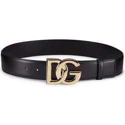 Dolce & Gabbana DG Logo Buckle Belt - Nero