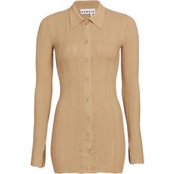 Remain Birger Christensen Buttoned Cardigan - Beig