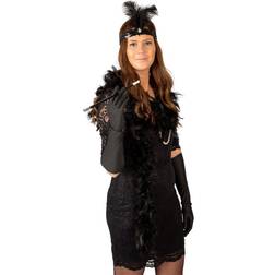 Hisab Joker Maskeradtillbehör Flapper