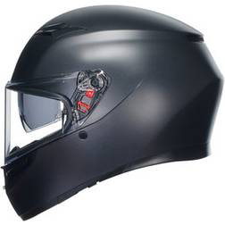 AGV K3 2.6 Integralhjelm - Sort Herre